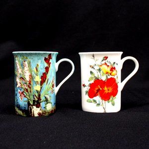 Stechcol Gracie Bone China by Coastline Imports 10 oz Mugs